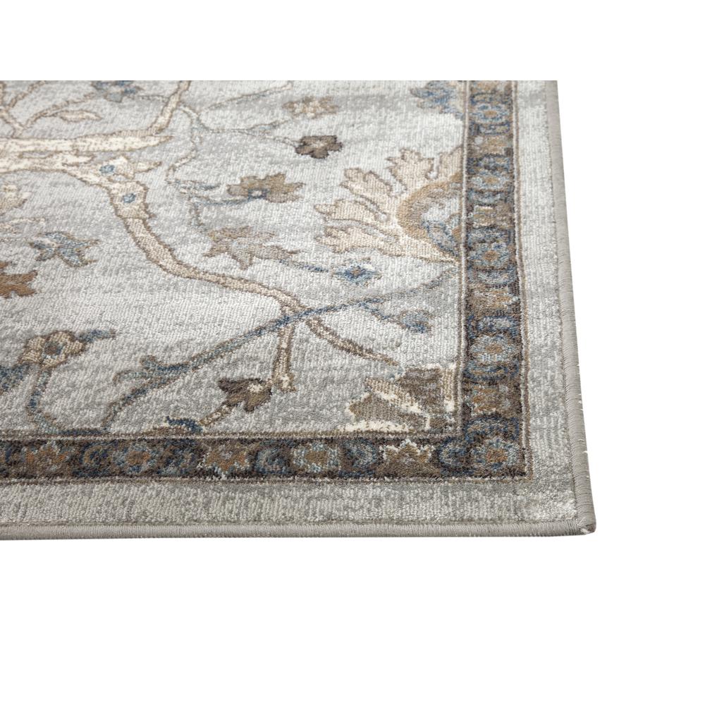 Sonoma Saffron Beige, Blue, and Brown Area Rug, 5'3" x 7'6"
