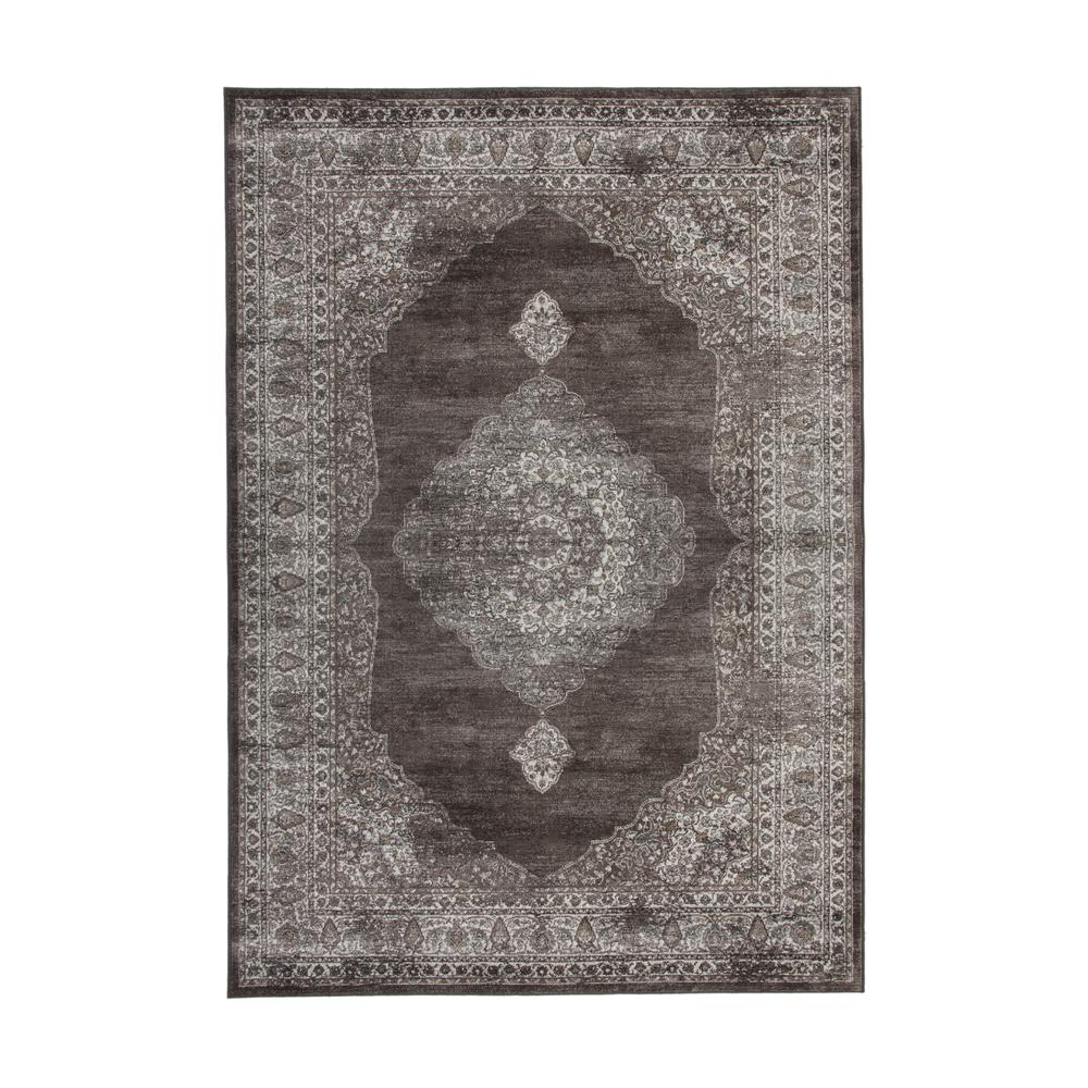 Sonoma Chocolate/Silver Area Rug, 7'10" x 10'1"