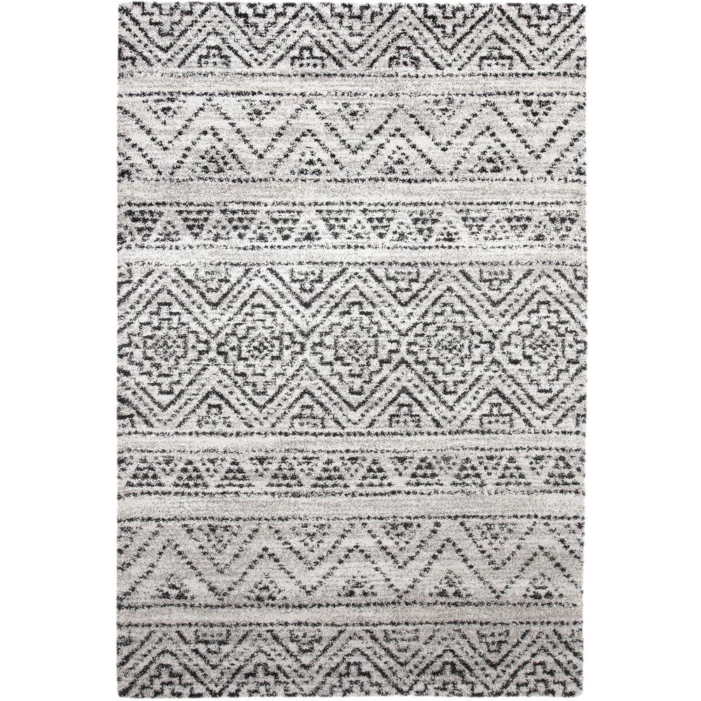 Granada Sella Ivory/Natural/Black Area Rug, 5'3" x 7'6"