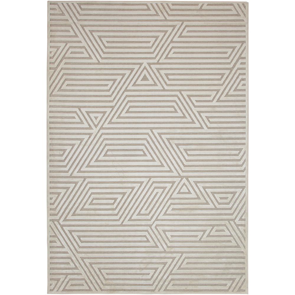 Napa Orbit Ivory Area Rug, 5'3" x 7'6"