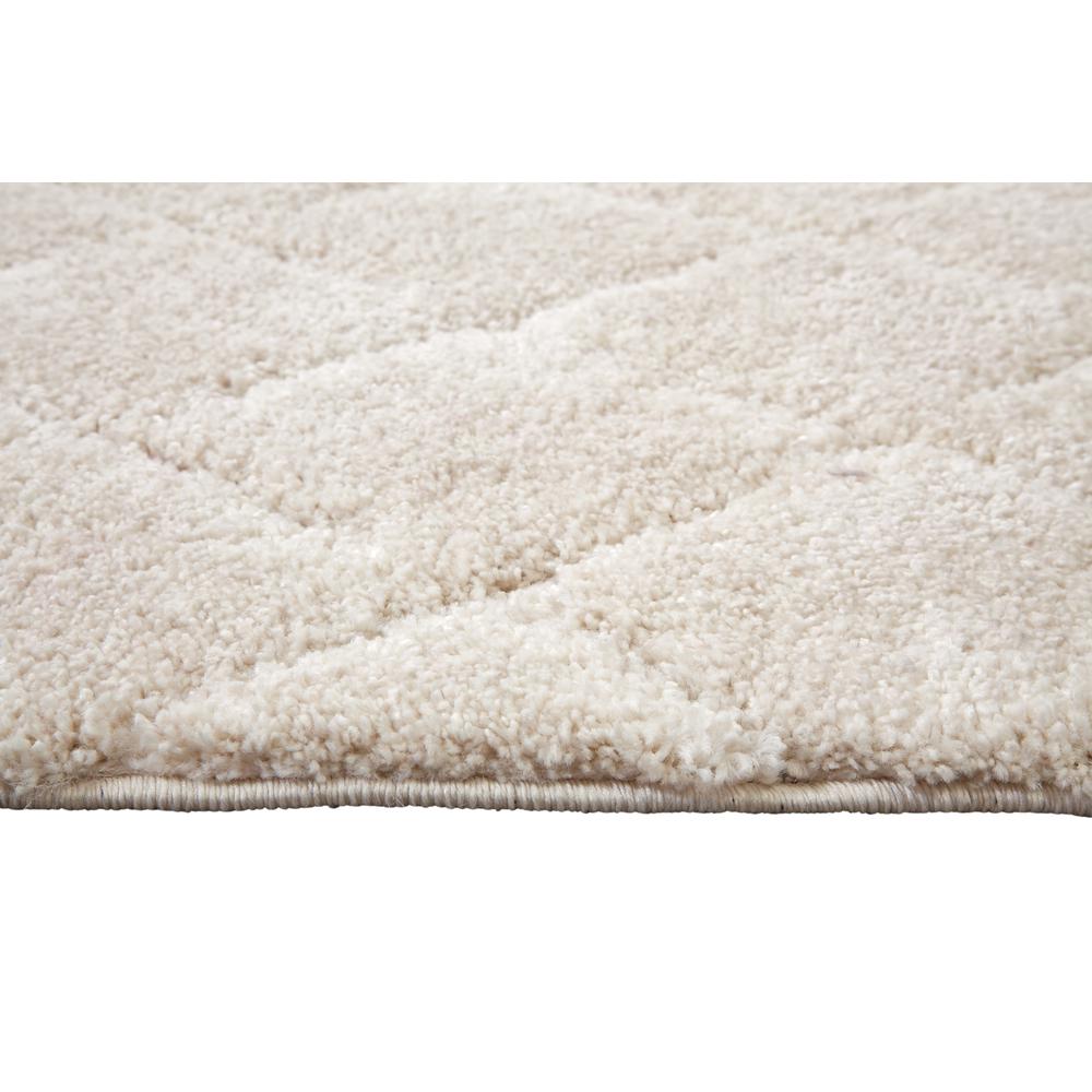Denali Bijou Cream Polypropylene Tufted Area Rug, 5'3" x 7'6"
