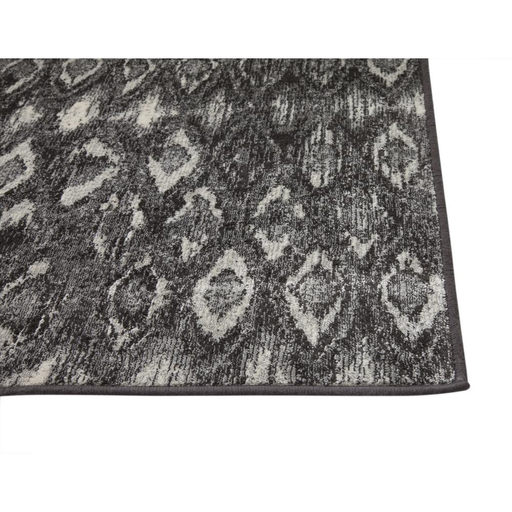 Sonoma Mabel Charcoal, Grey, and Ivory Area Rug, 5'3" x 7'6"