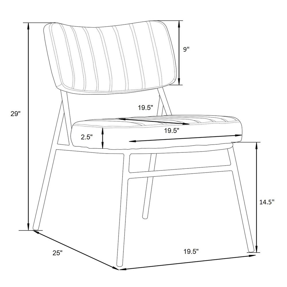 Marilane Velvet Accent Chair With Metal Frame Set of 2