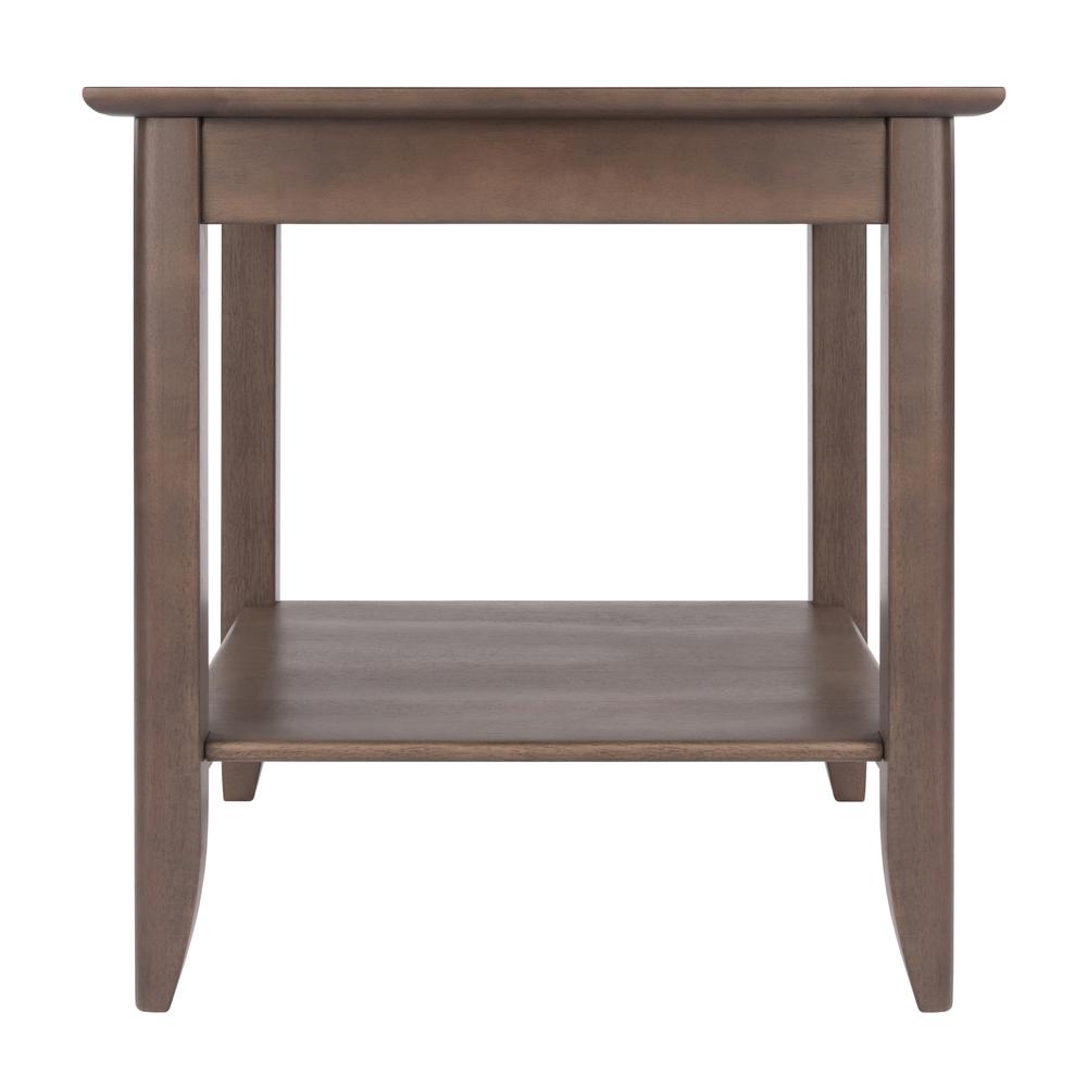 Santino End Table, Oyster Gray