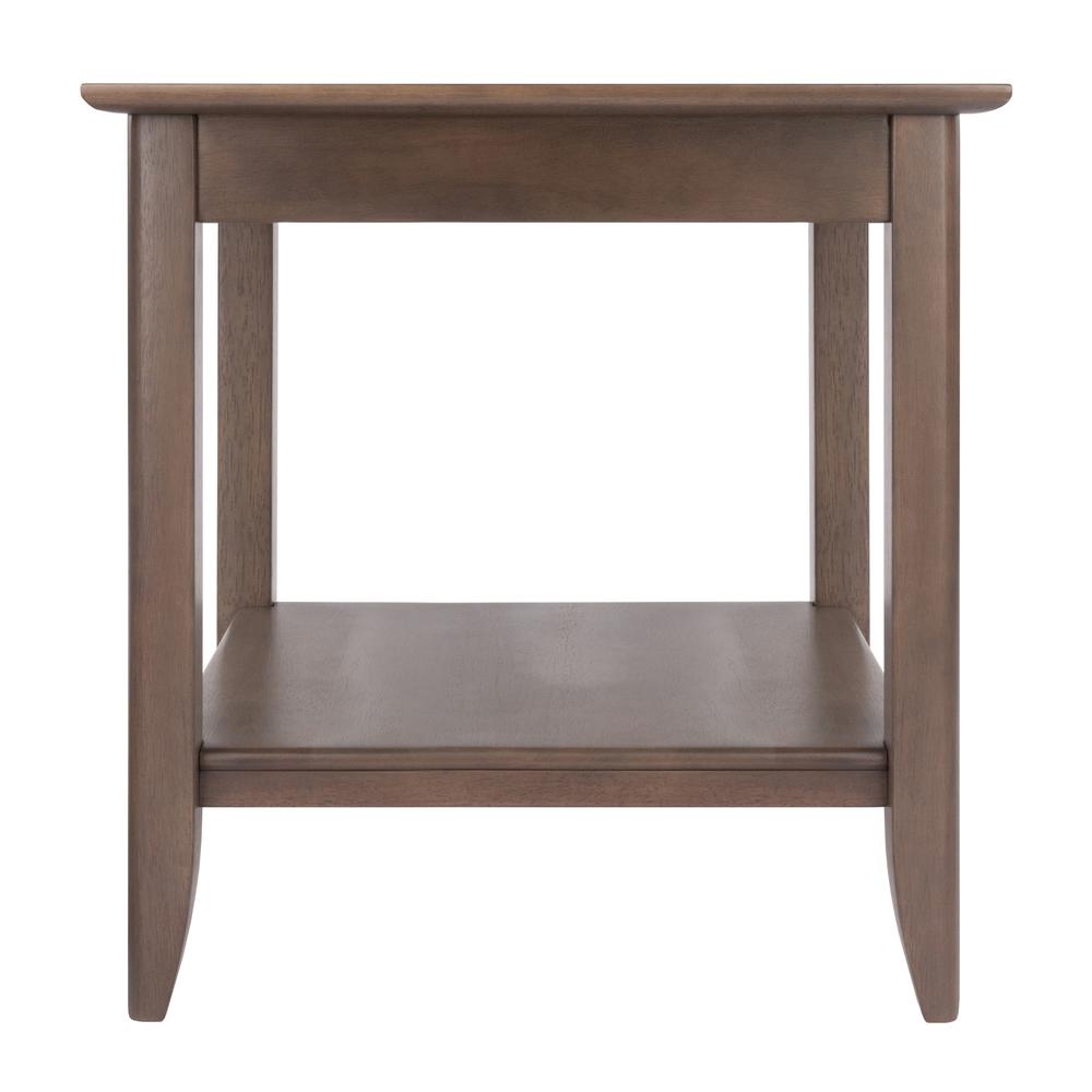 Santino End Table, Oyster Gray