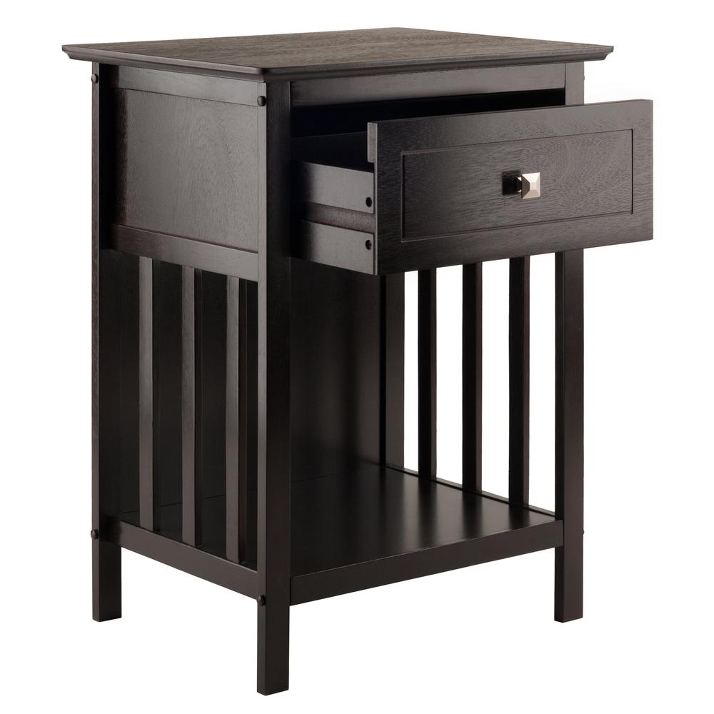 Marcel Accent Table in Coffee Finish