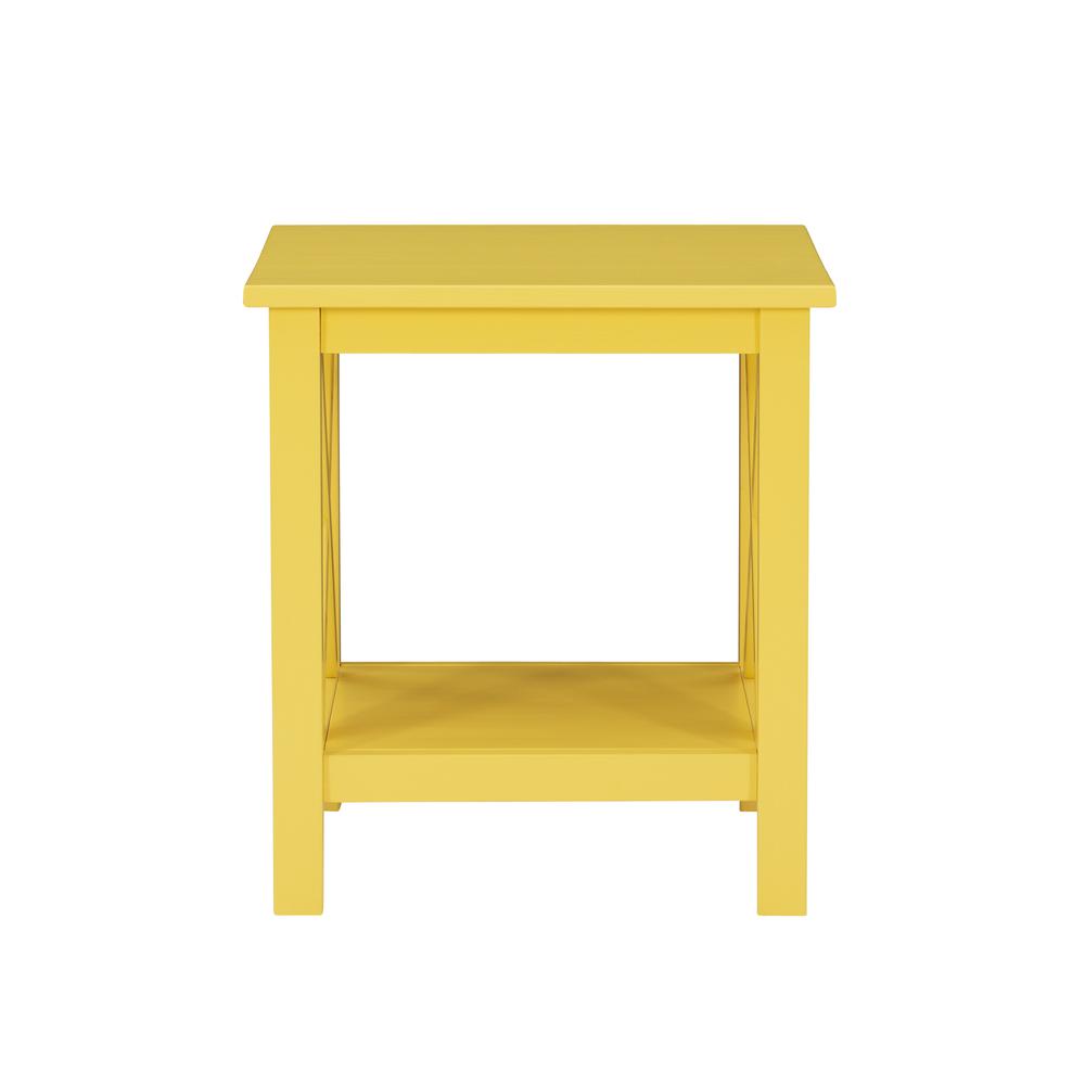 Davis Yellow End Table