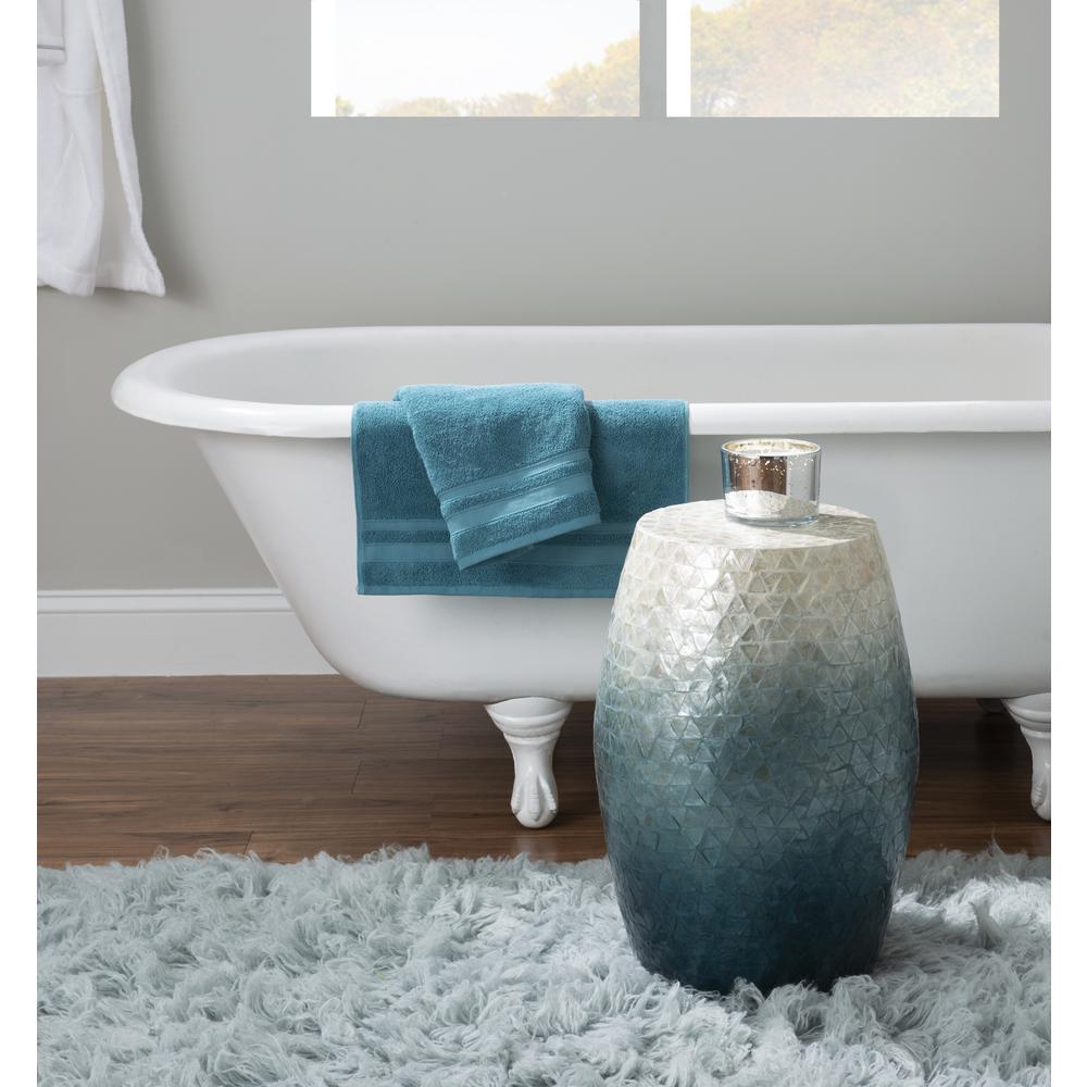 Prianna Ombre Capiz Mosaic Drum Table