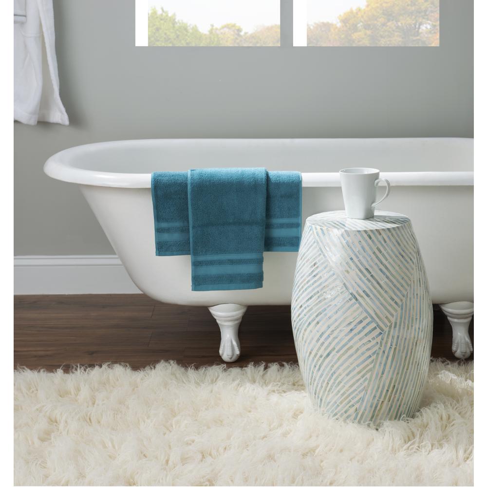 Prianna Mosaic Capiz  Drum Table