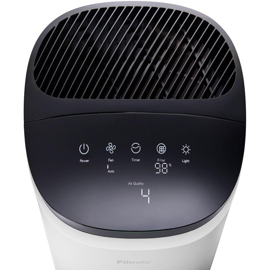 Filtrete Smart Room Air Purifier FAP-ST02, Large Room, White - True HEPA - 310 Sq. ft. - White
