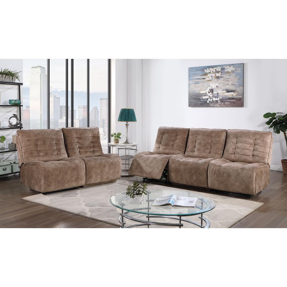 Build It Your Way U6066 Domino Smoke Armless Glider Chair