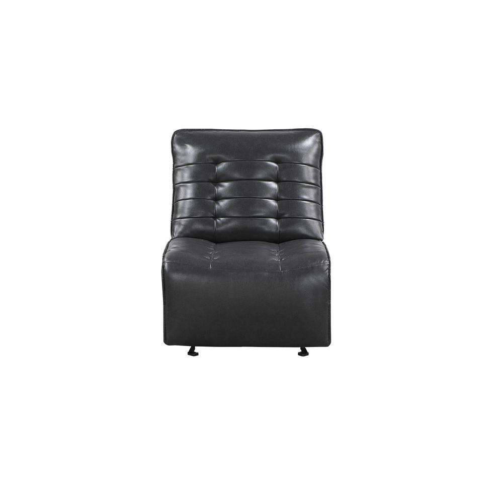 Build It Your Way U6066 Blanche Charcoal Armless Glider Chair