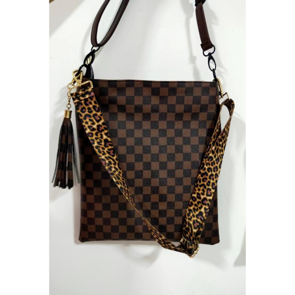 Adored PU Leather Shoulder Bag with Tassel