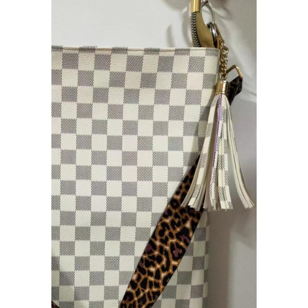 Adored PU Leather Shoulder Bag with Tassel