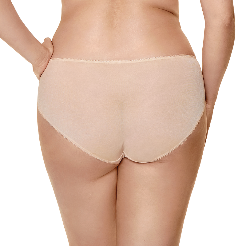 Delicate Embroidered Bikini Brief with Feminine Fit