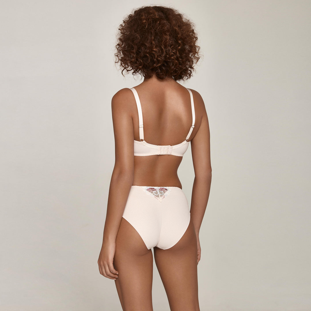Delicate Semi Sheer Maxi Brief Panty