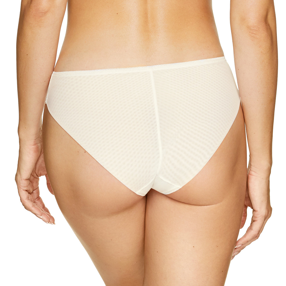 Semi-Sheer Mid-Rise Bikini Underwear