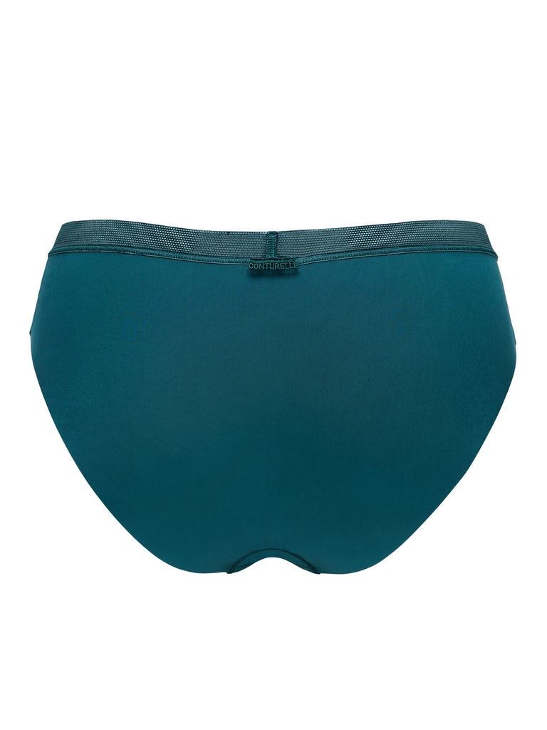 Sheer Lace Bikini Style Midi Brief Panty