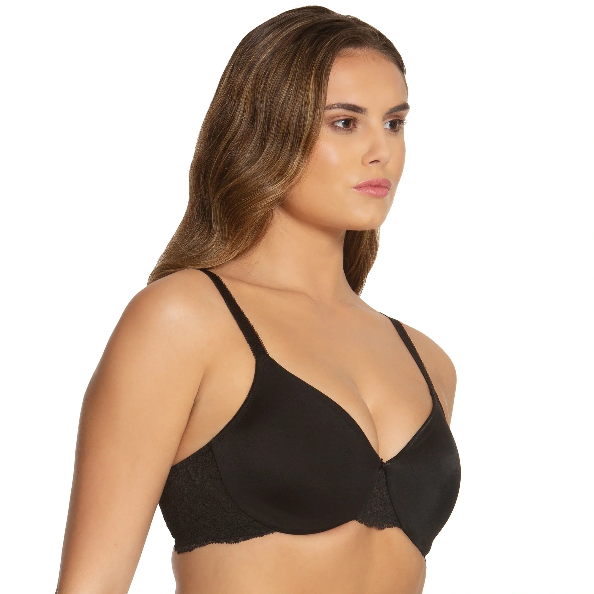 Everyday Hidden Underwire Seamless Lace Minimizer Bra