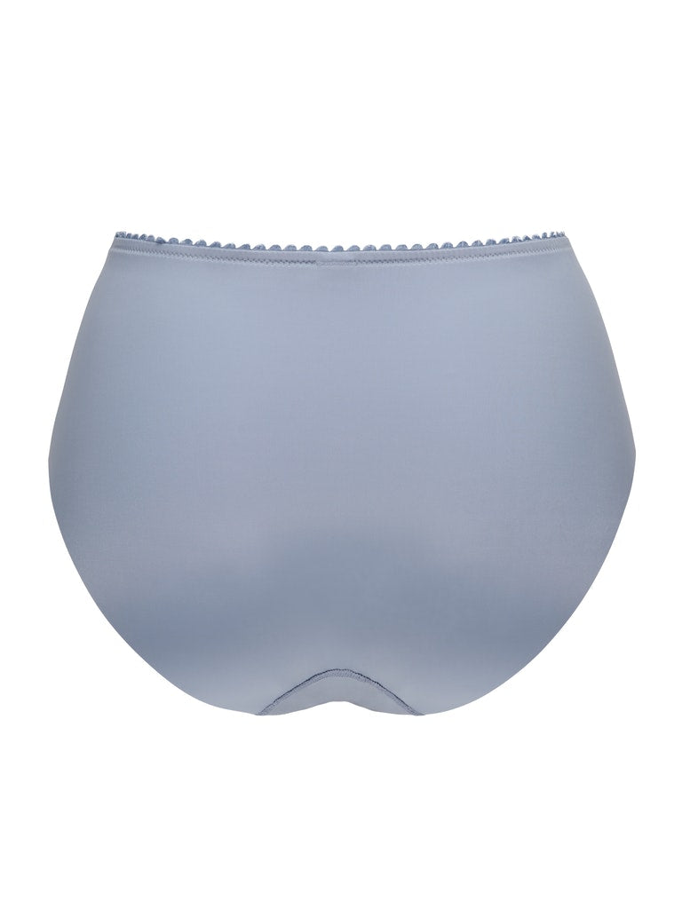 Laser-Cut Back Lace Full Brief Panty