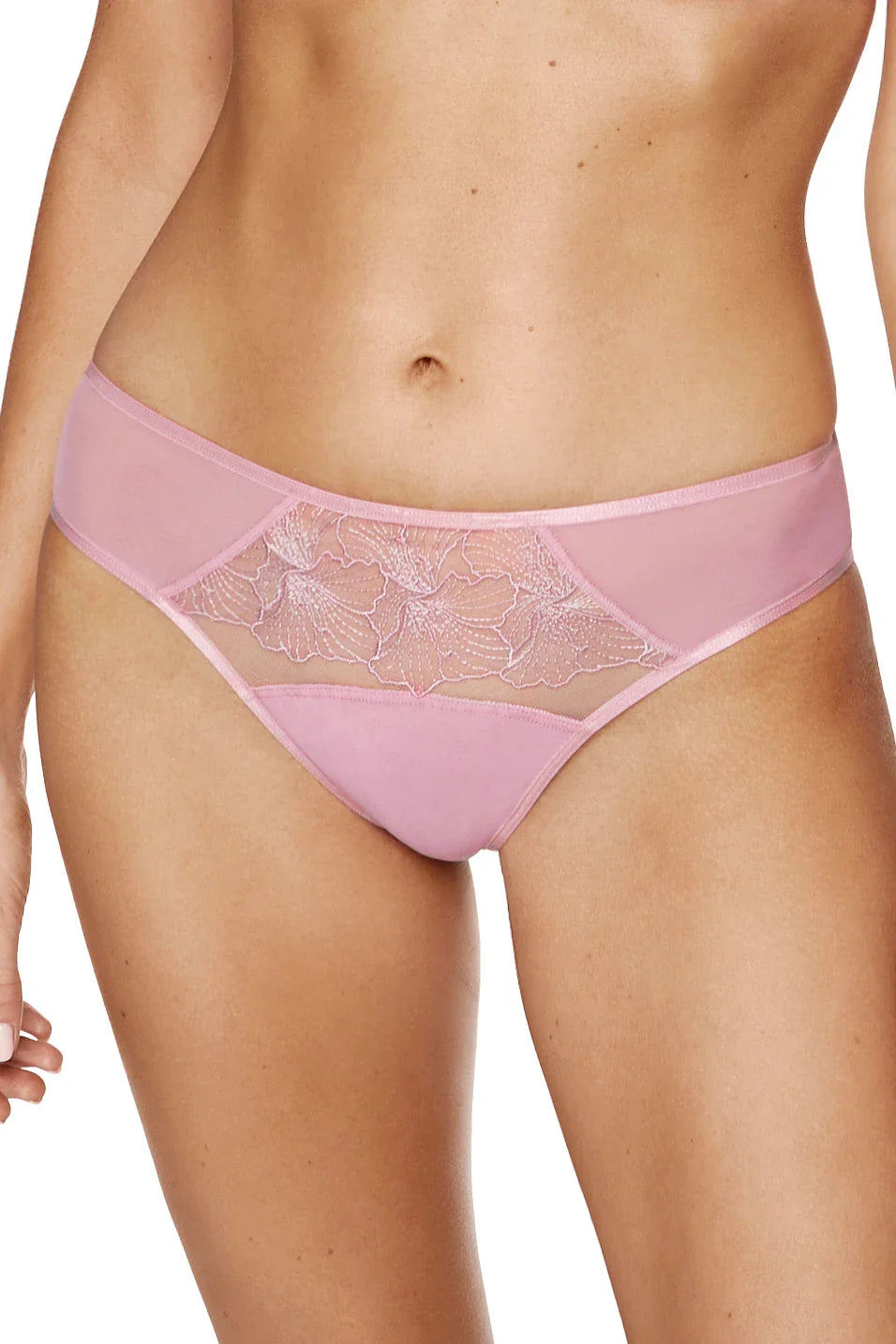 Comfort Fit Floral Embroidered Bikini Panty