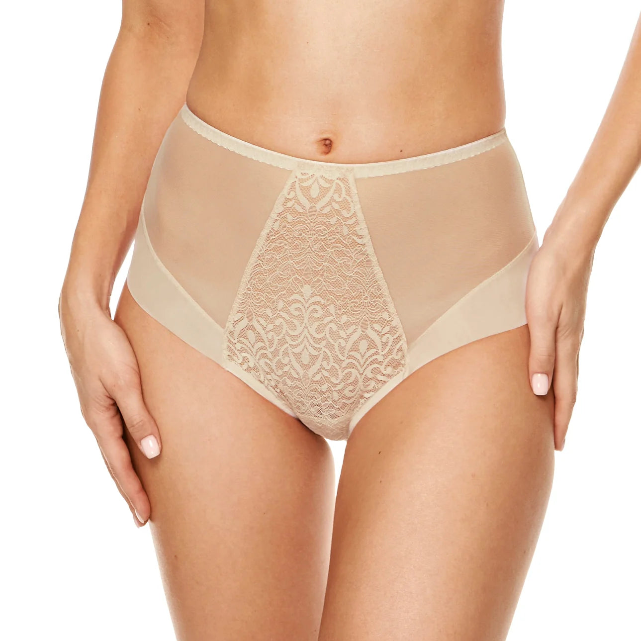 Lace High Waist Full Brief Panty