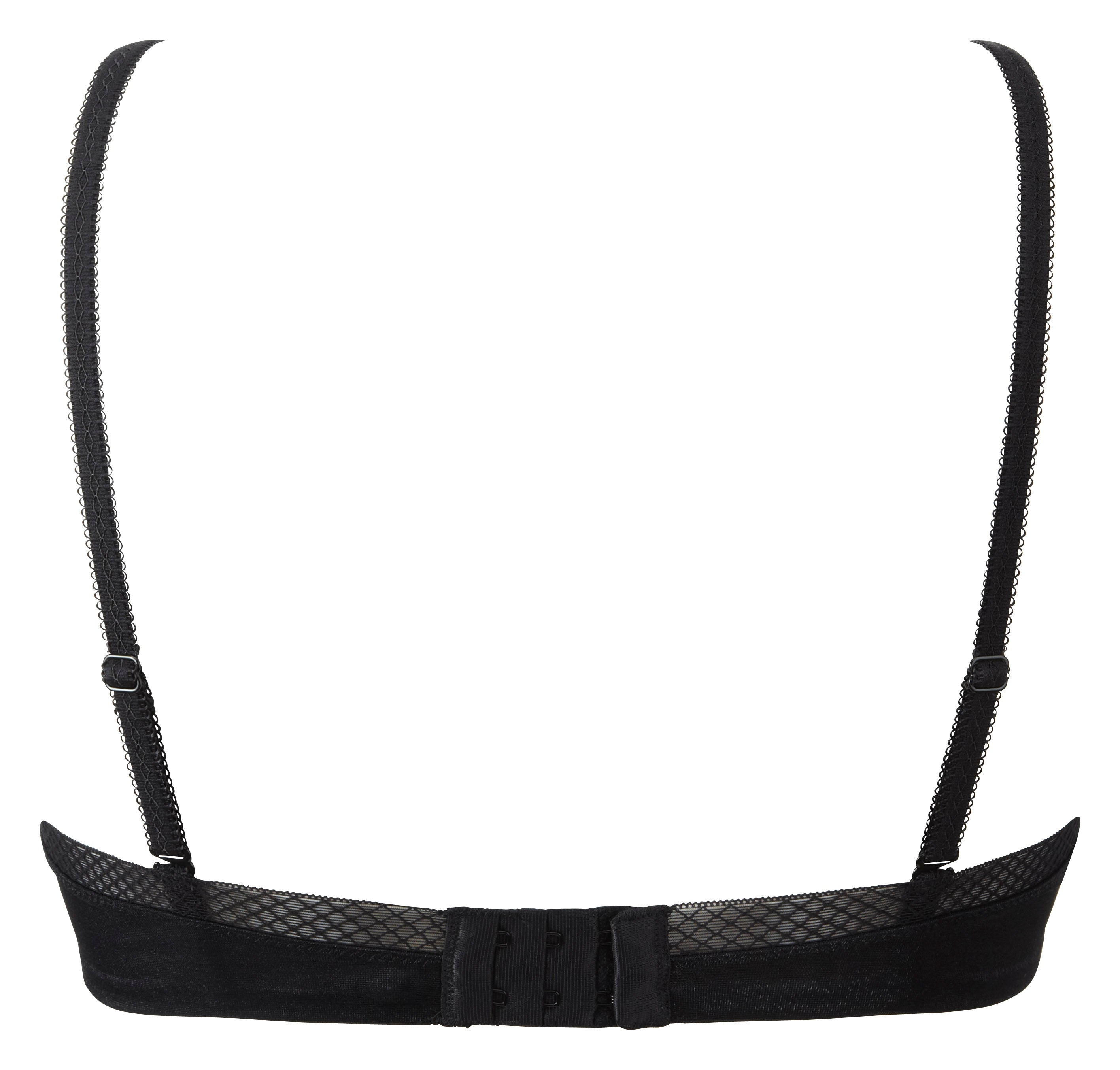 Sheer Molded Bra Gossard Glossies Black-3