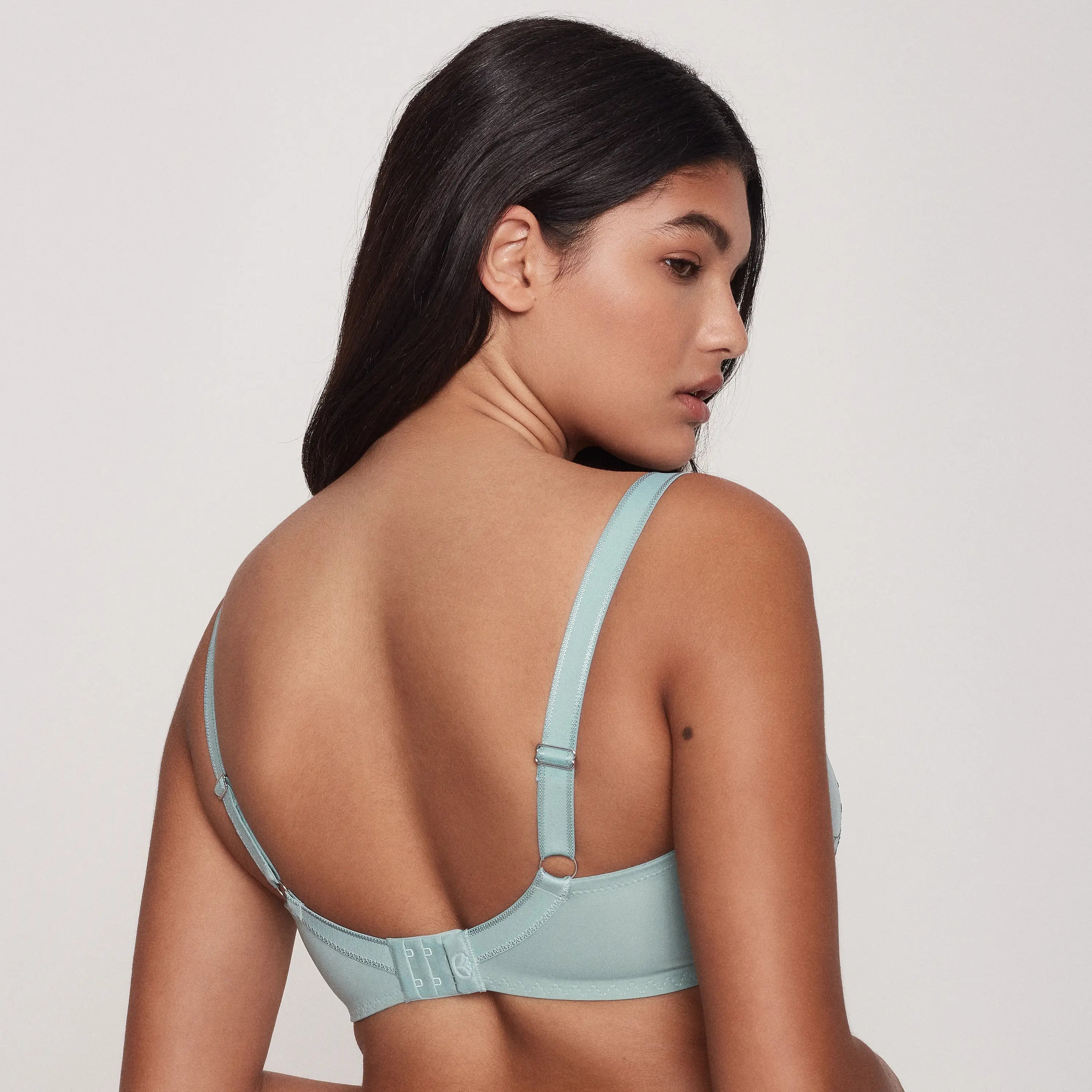 Elegant Sheer Embroidered Bra