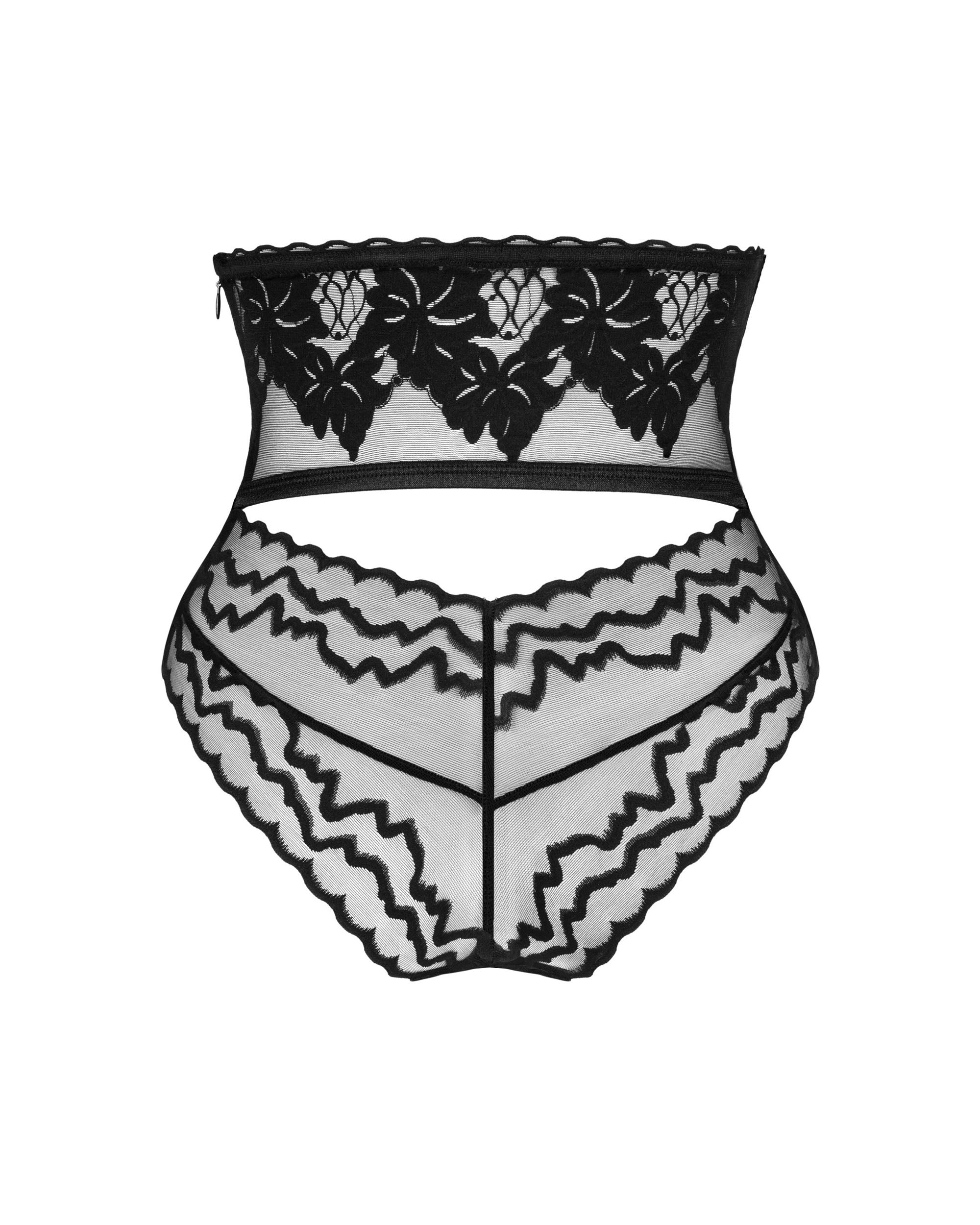 Sexy High Waist Peek A Boo Panty Full Coverage