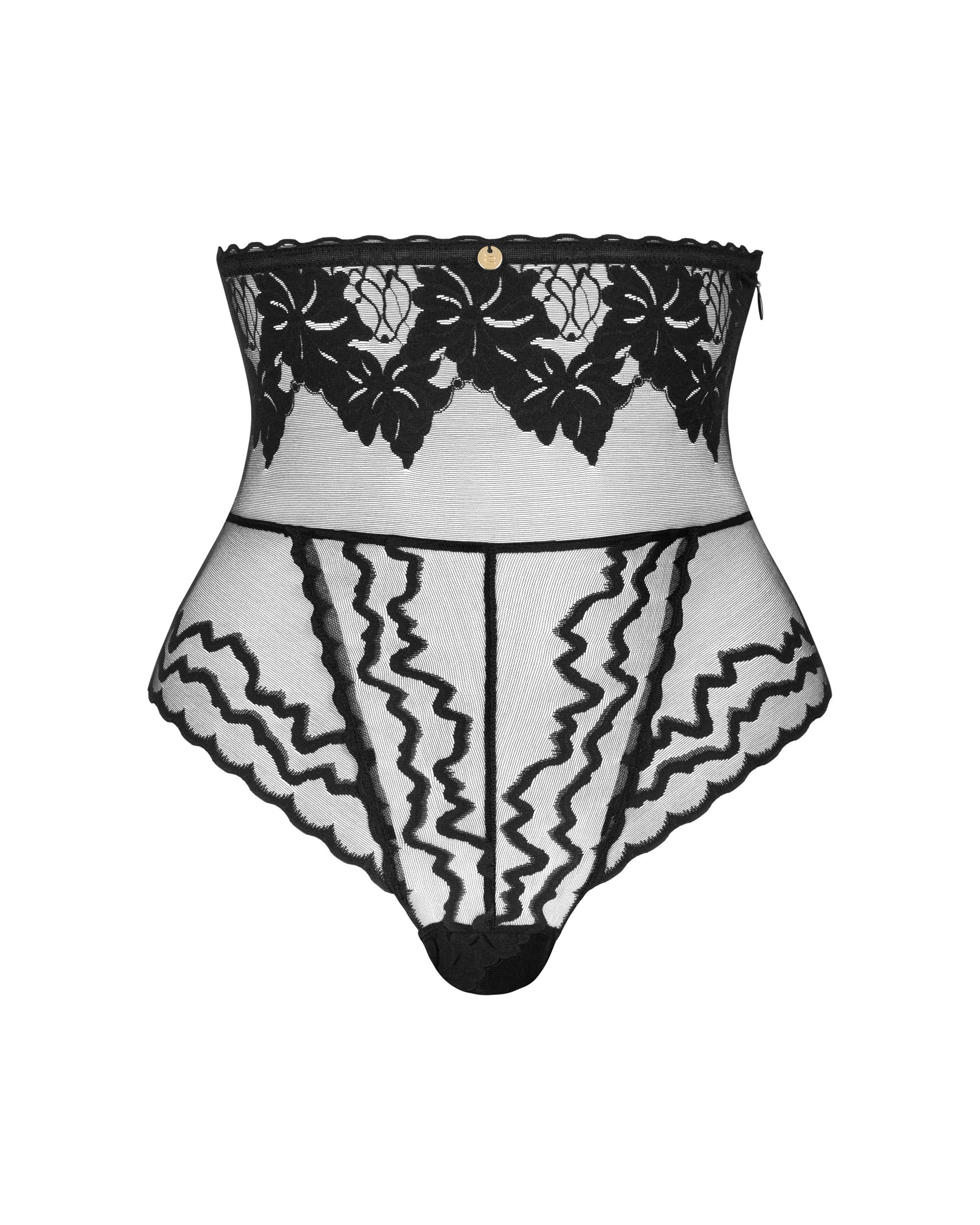 Sexy High Waist Peek A Boo Panty Full Coverage