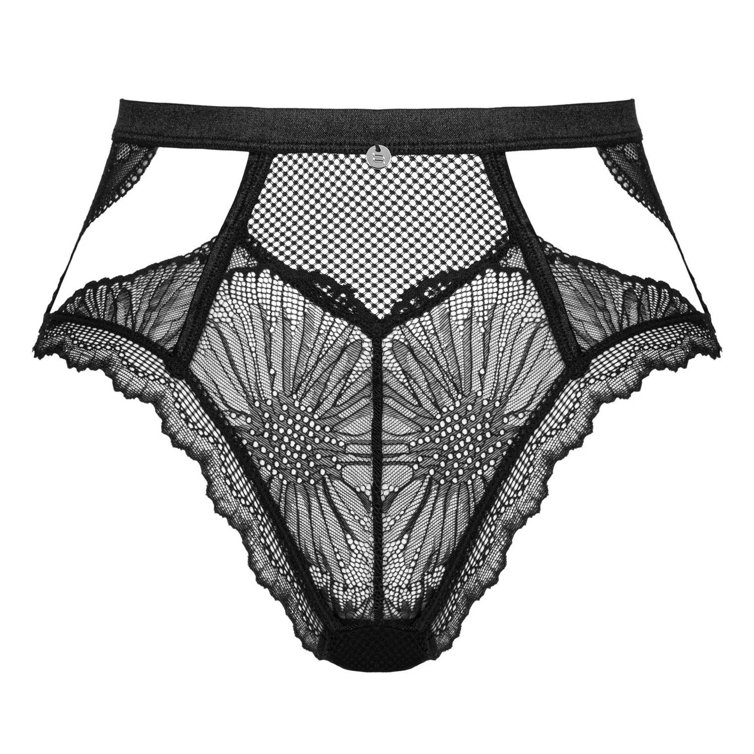 Feminine Lace Cutout Underwear