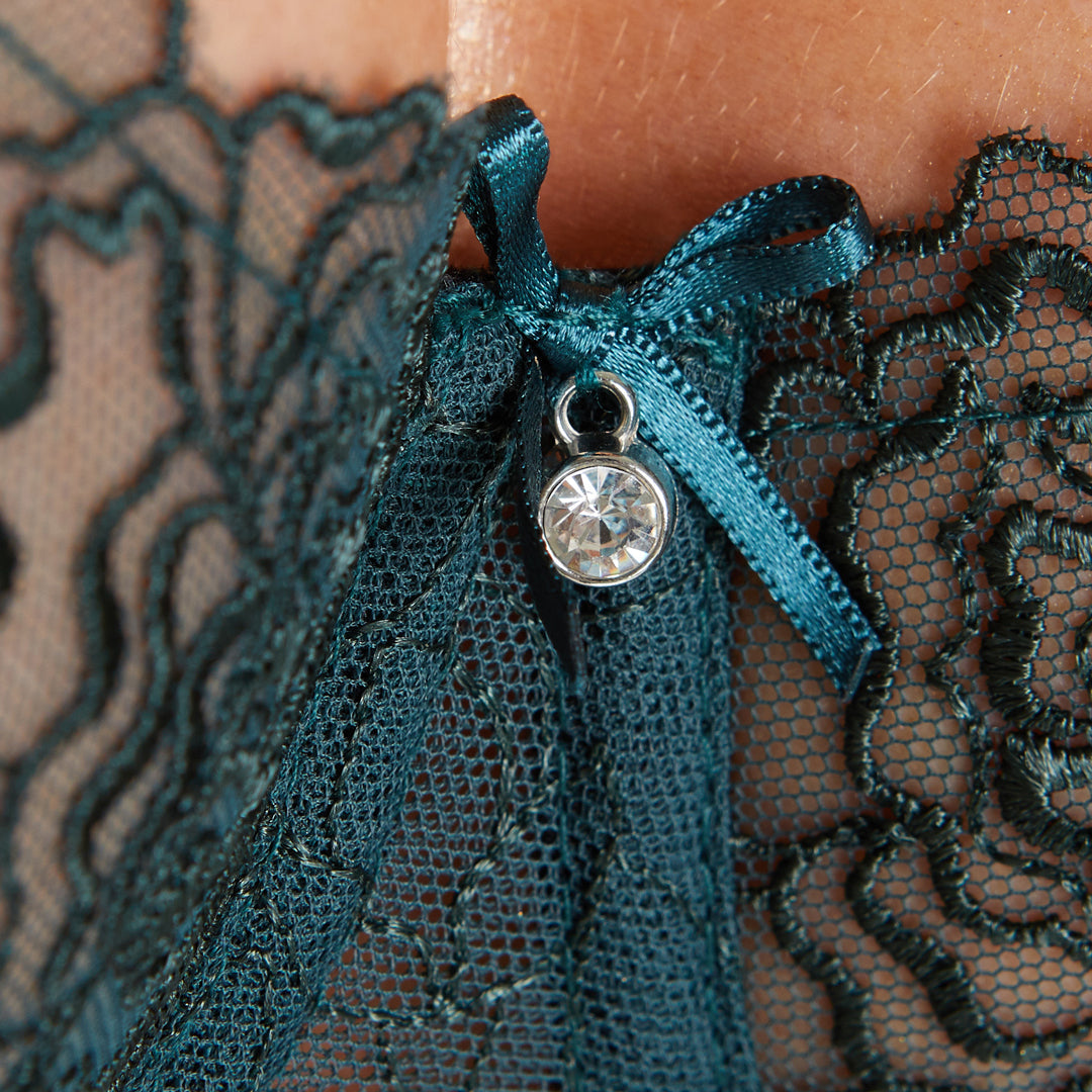 Sheer Mesh Balconette Bra