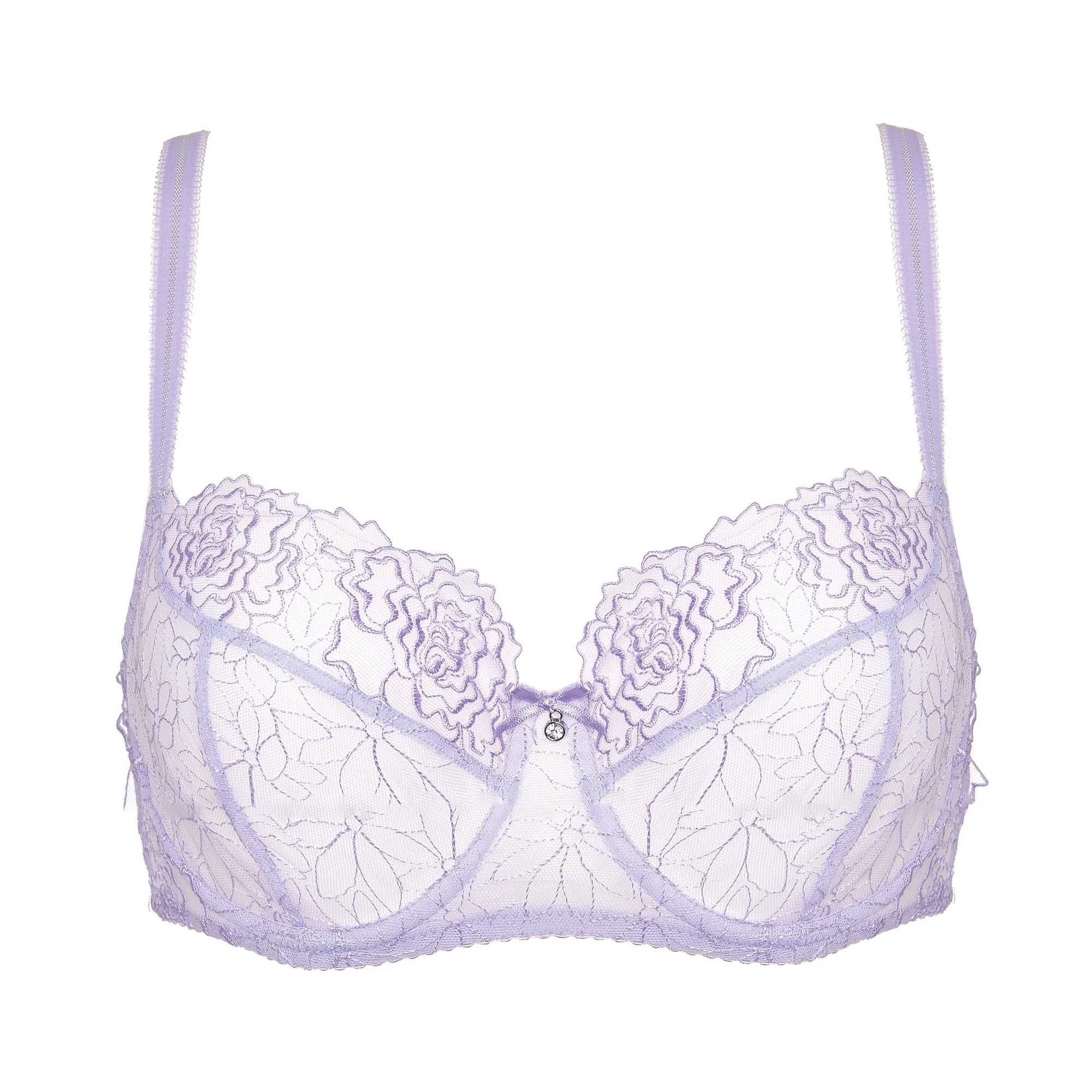 Intricate Sheer Mesh Balconette