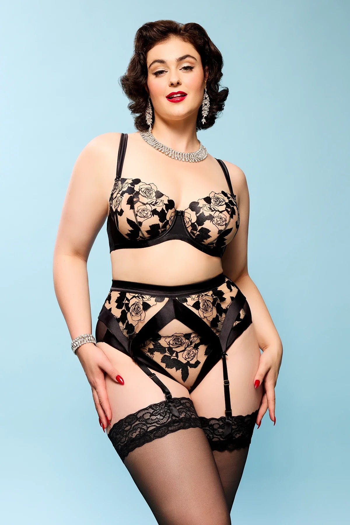 Underwire Lace Balconette Bra
