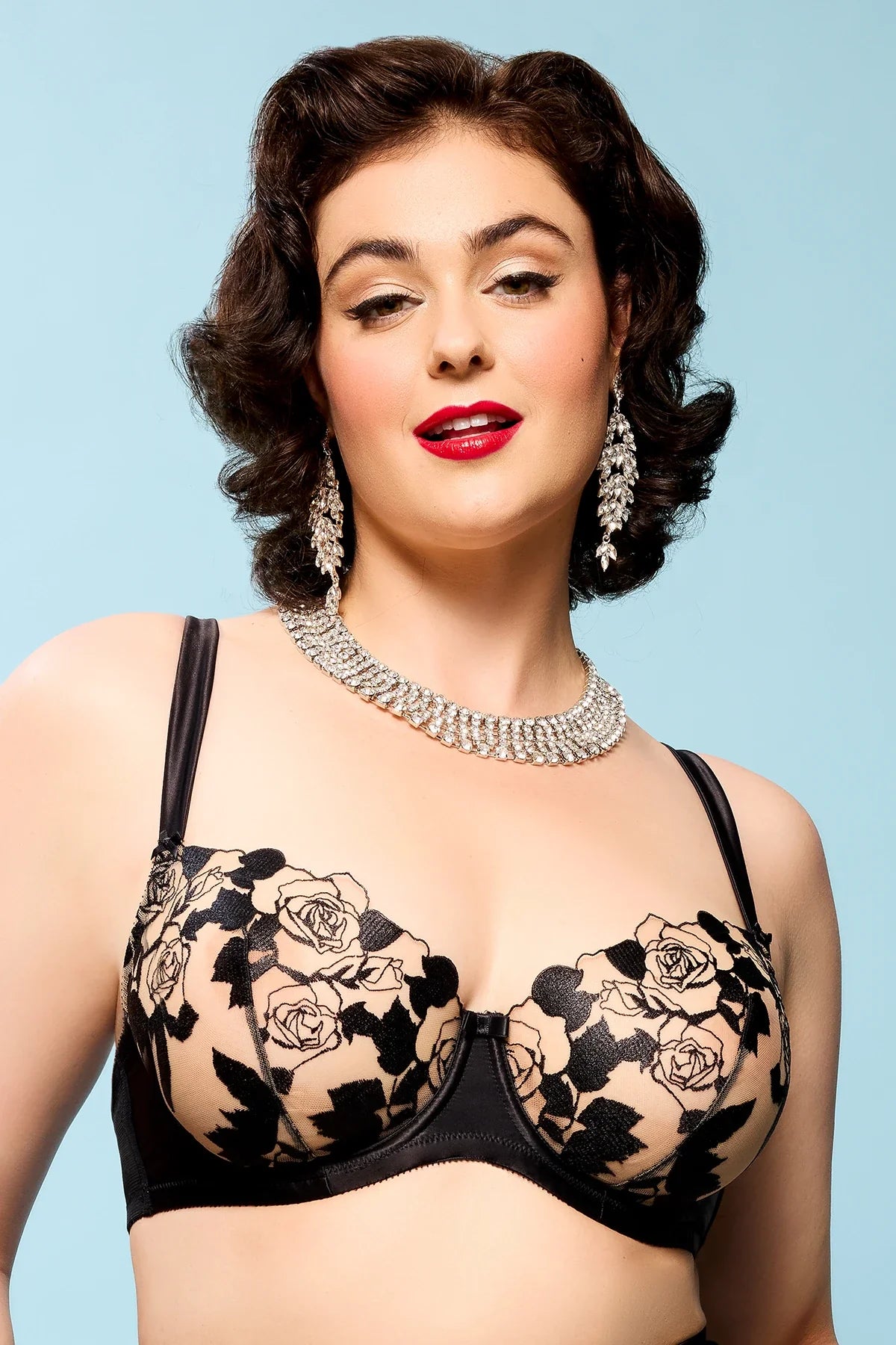 Underwire Lace Balconette Bra