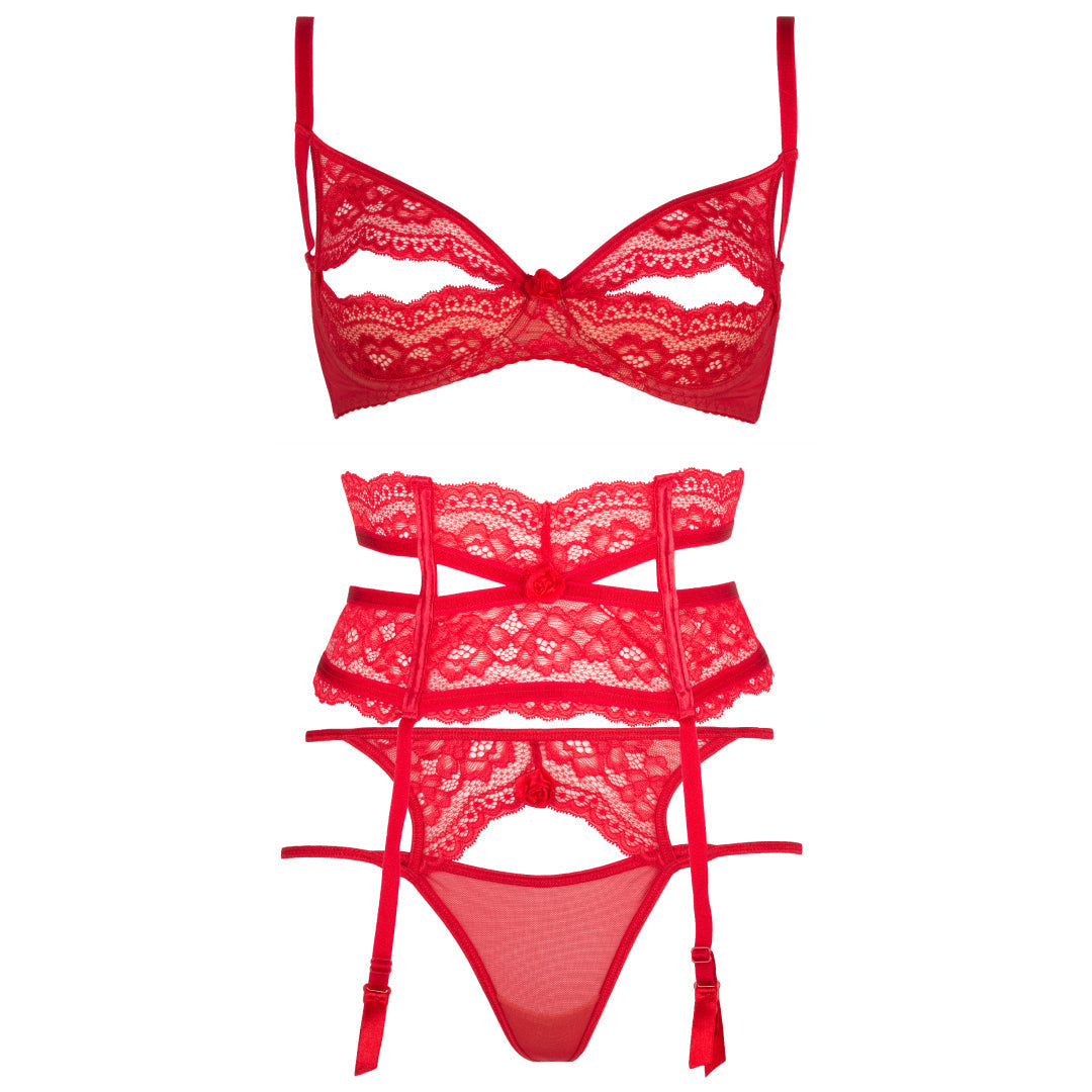 Sheer Peek-A-Boo Demi Bra