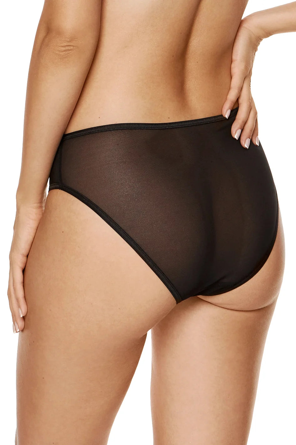Lightweight Sheer Mesh Bikini Panty