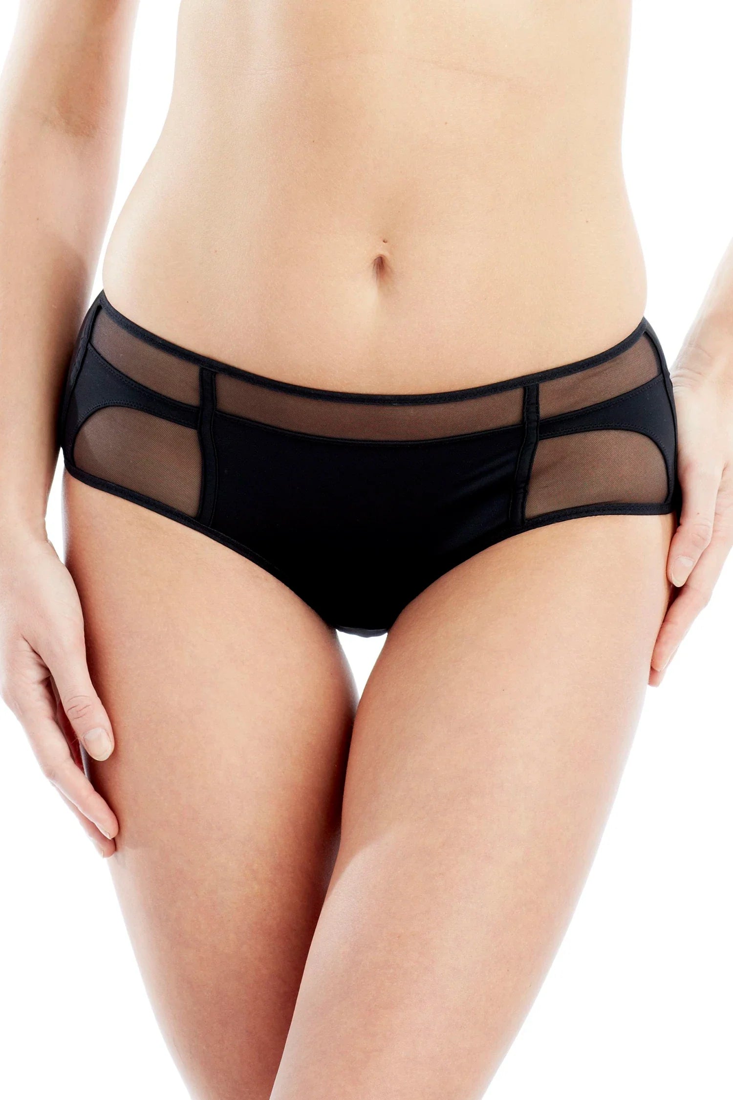 Semi-Sheer Mesh Shorty Panty