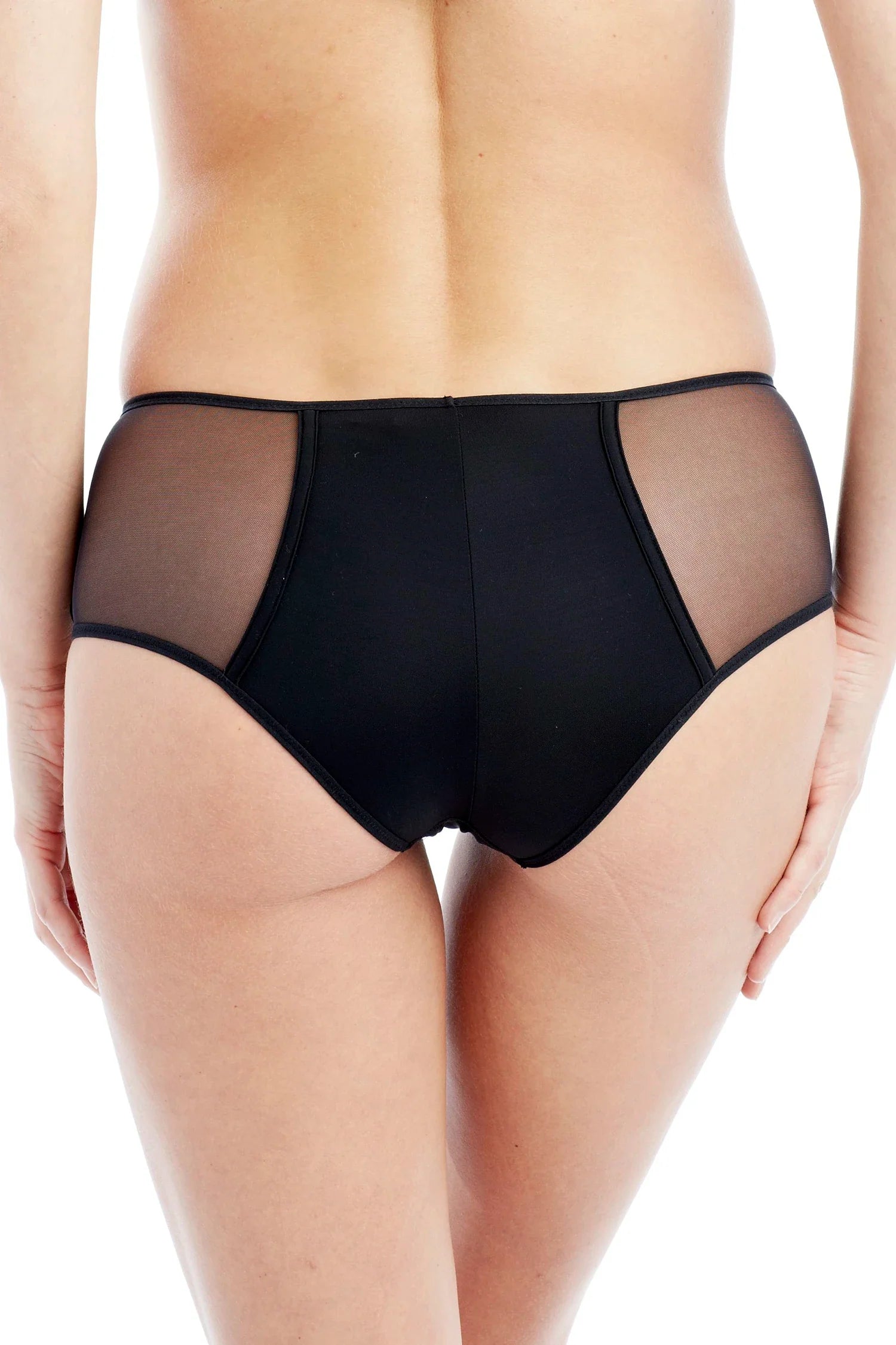 Semi-Sheer Mesh Shorty Panty