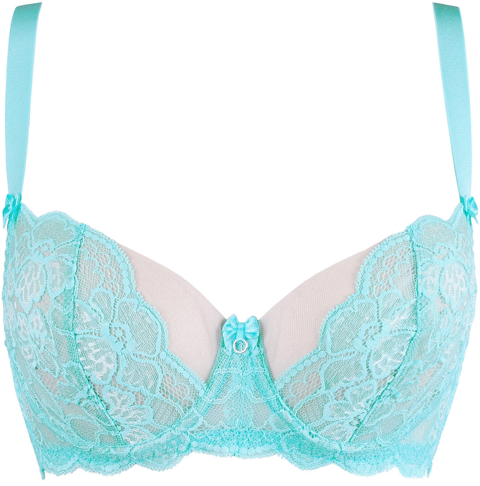 Floral Lace Balconette Bra
