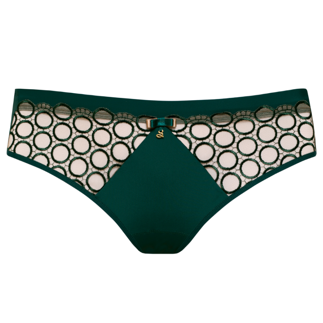 High Waist Sheer Mesh Brief Panties Soft Stretch Design