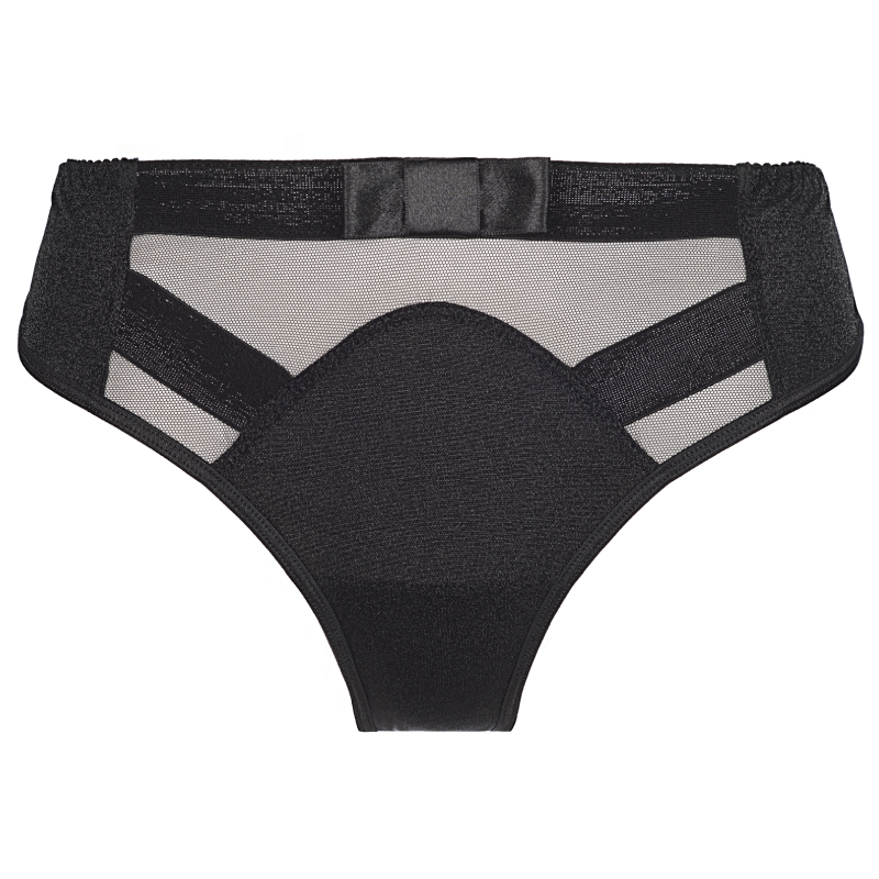 Lace Brazilian Panties with Cotton Liner and Soft Fabric