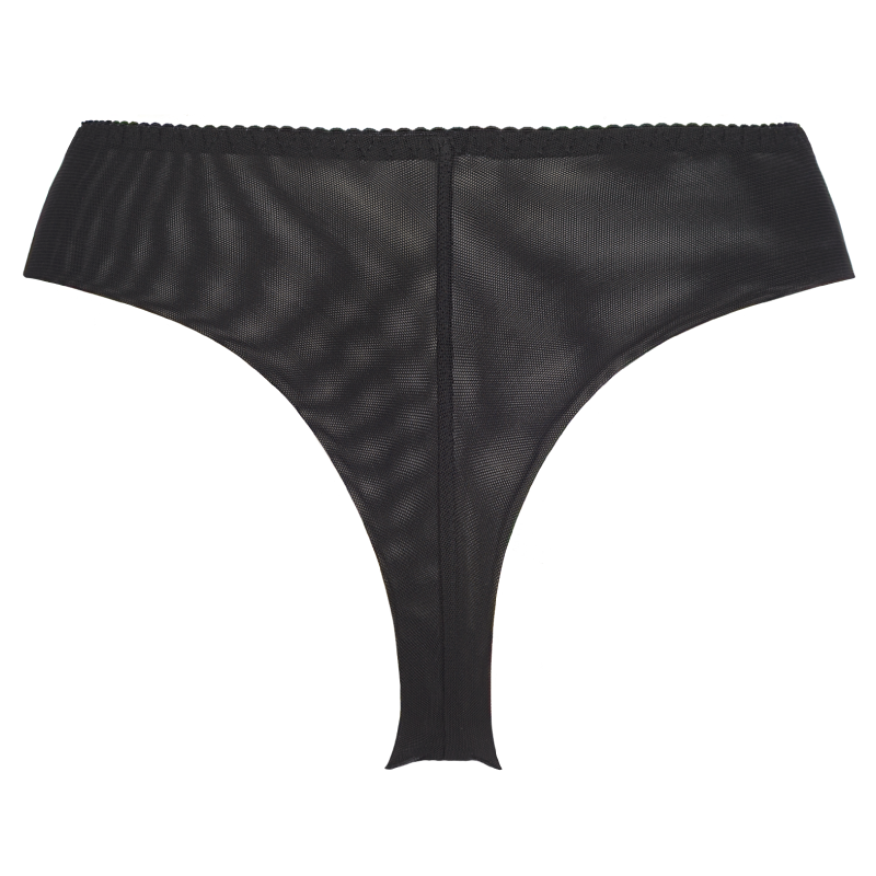 Lace Brazilian Panties with Cotton Liner and Soft Fabric