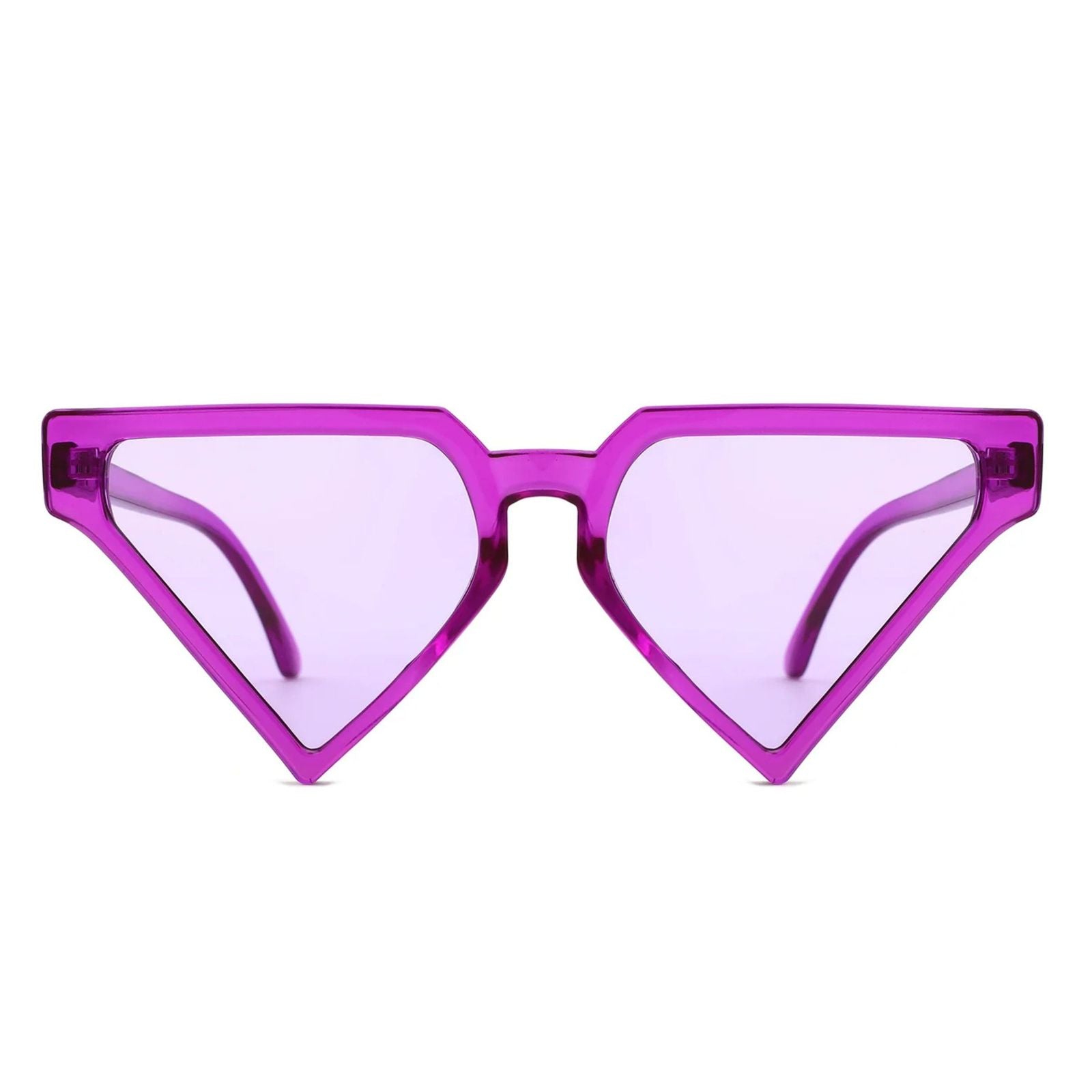 Sunglasses Purple Triangle Pointed for Women