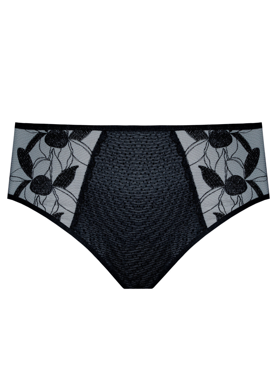 Semi-Sheer High-Waist Brief Panty
