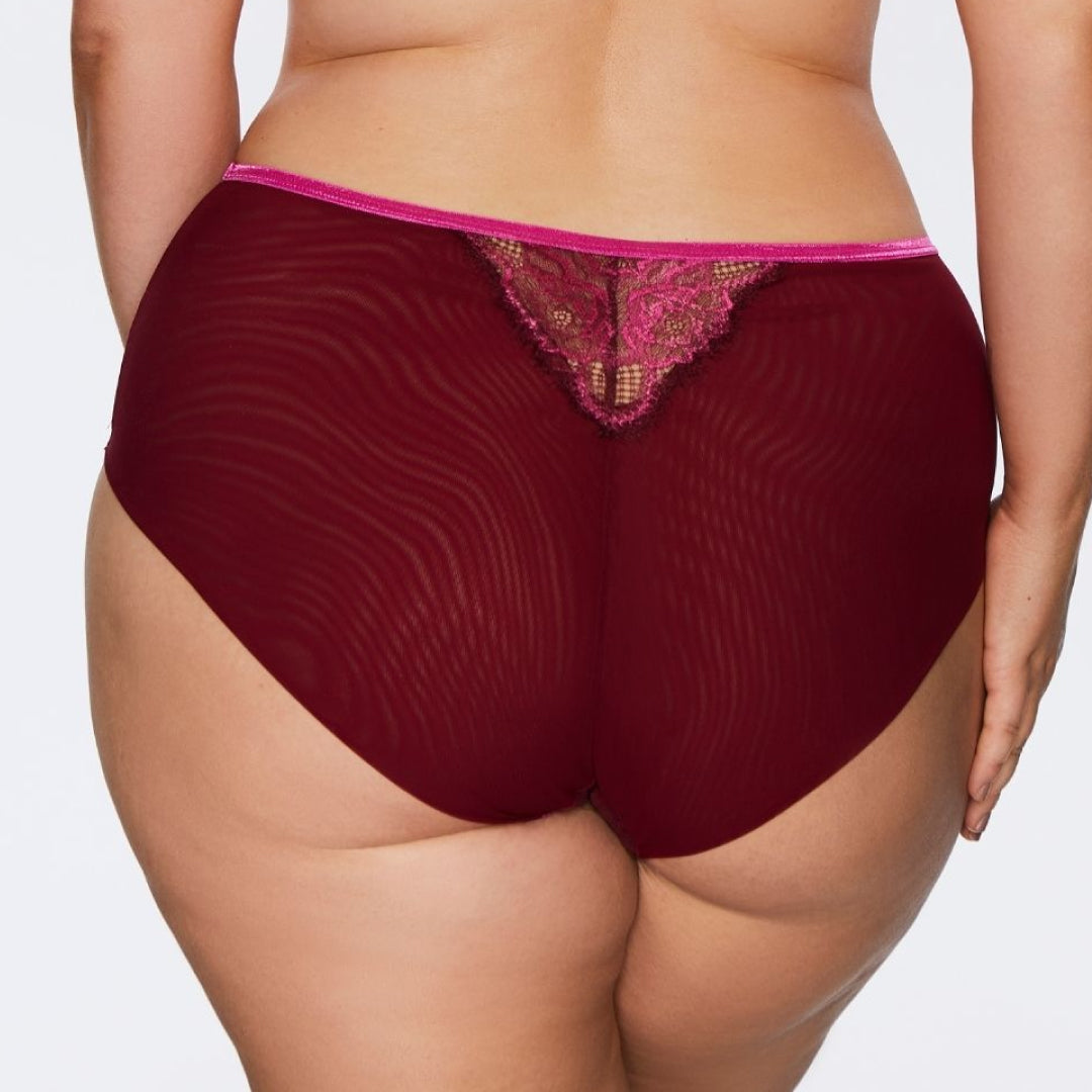 Flirty Side Lace Brief Panty