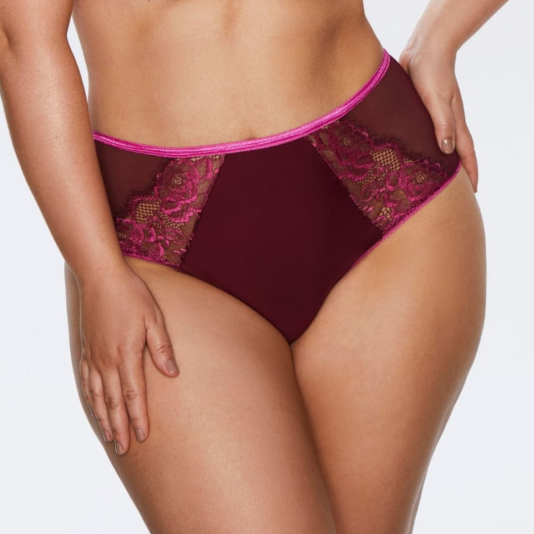 Flirty Side Lace Brief Panty