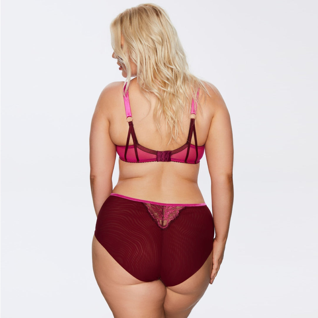 Flirty Side Lace Brief Panty