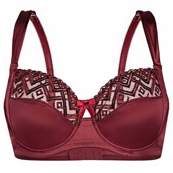 Semi-Sheer Full-Figure Bra