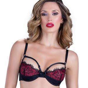 Sexy Eyelash Strappy Lace Bra